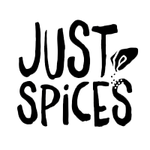 Schwarzes Logo des Unternehmens JustSpices.