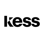 Schwarzes Logo des Unternehmens Kess.