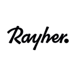 Schwarzes Logo des Unternehmens Rayher.