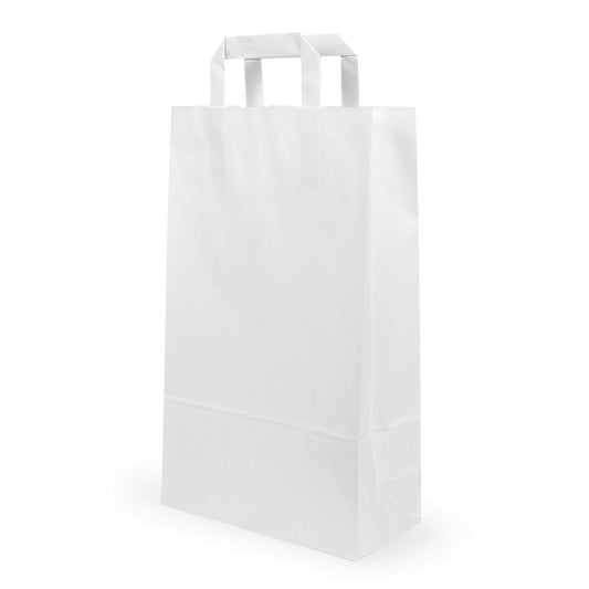 Papier Tragetasche Weiss