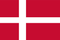 Ein Bild der Flagge von Dänemark