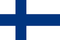 Ein Bild der Flagge von Finnland
