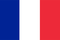 Ein Bild der Flagge von Frankreich