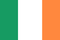 Ein Bild der Flagge von Irland