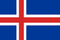 Ein Bild der Flagge von Island