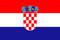 Ein Bild der Flagge von Kroatien