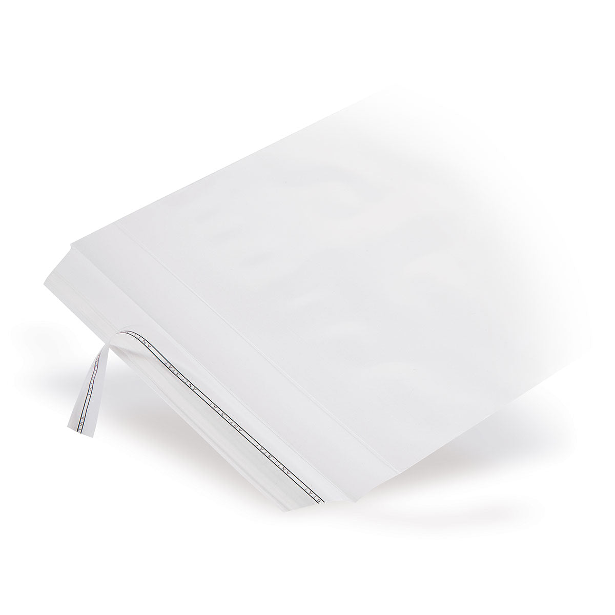 LDPE-Adhäsionsverschlussbeutel mit abgeschrägter Klappe ohne Luftloch 50 - 70 mµ