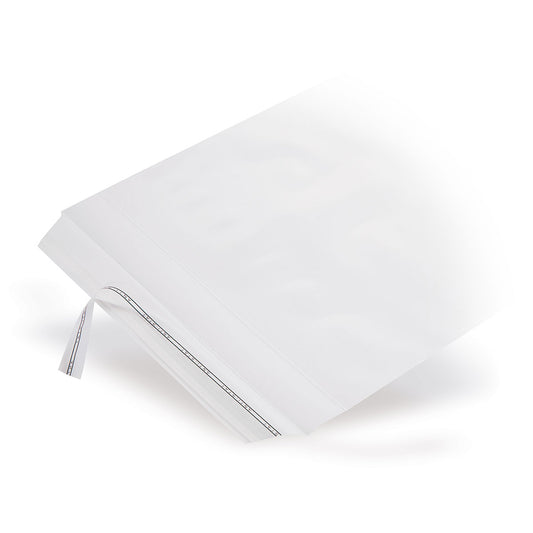 LDPE-Adhäsionsverschlussbeutel mit abgeschrägter Klappe ohne Luftloch 50 - 70 mµ