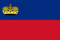 Ein Bild der Flagge von Liechtenstein