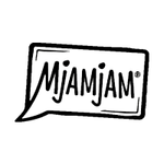 Schwarzes Logo des Unternehmens MjamMjam.
