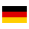 Ein Bild der Flagge von Deutschland