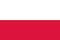 Ein Bild der Flagge von Polen