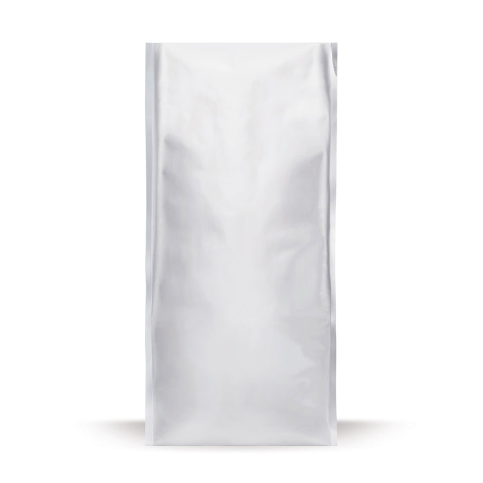 Kaffeebeutel mit K-Siegelung Silber — Hauptansicht vom Verpackungs-Importeur Elke Plastic