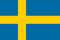 Ein Bild der Flagge von Schweden