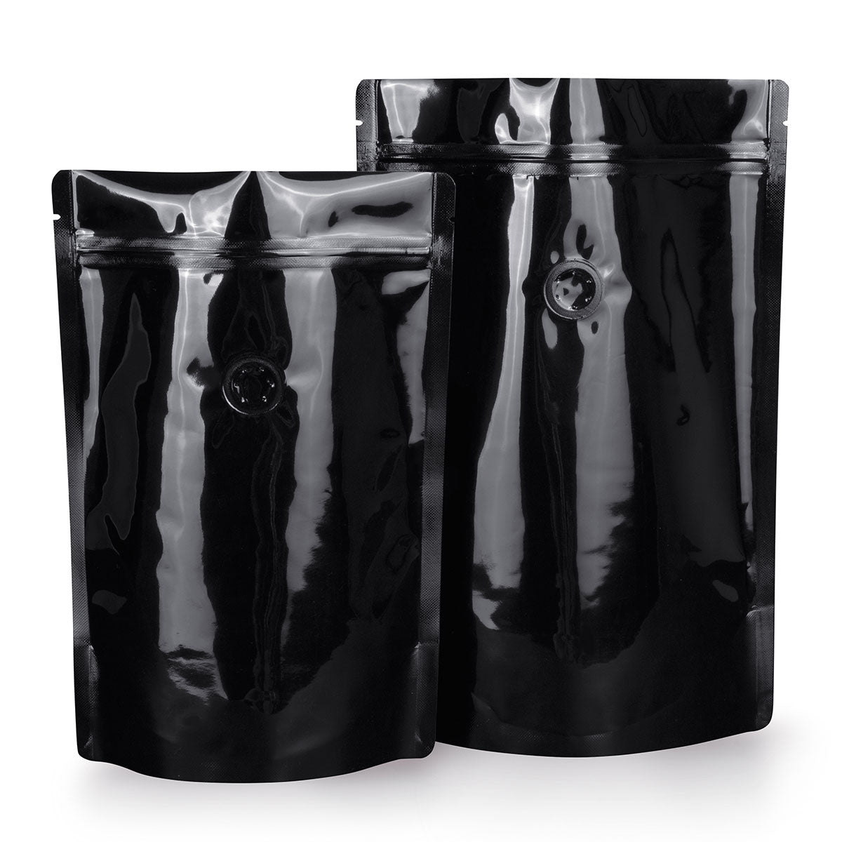 Stand Up Pouches Black with Aroma Protection Valve Detail 6