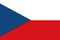 Ein Bild der Flagge von der tschechischen Republik
